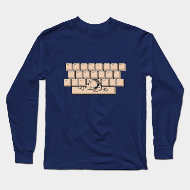 SpaceBar Long Sleeve T-Shirt by TieUp Studio